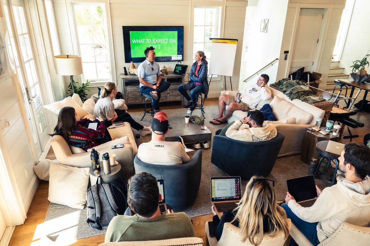 Team coaching session